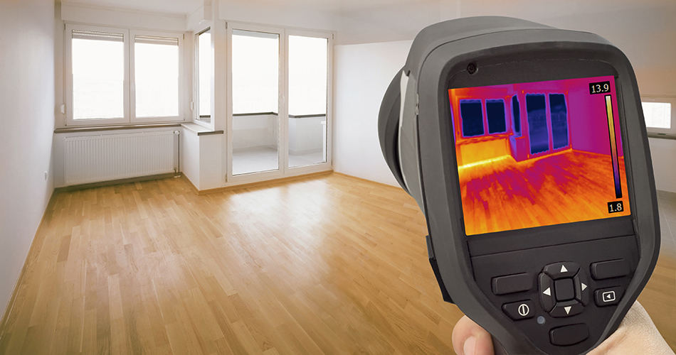 Heat Leak Infrared Detection thermal Imaging